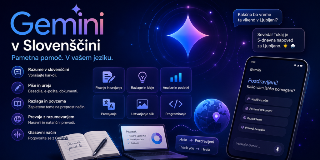 Gemini v Slovenščini Kako Dobro Res Deluje