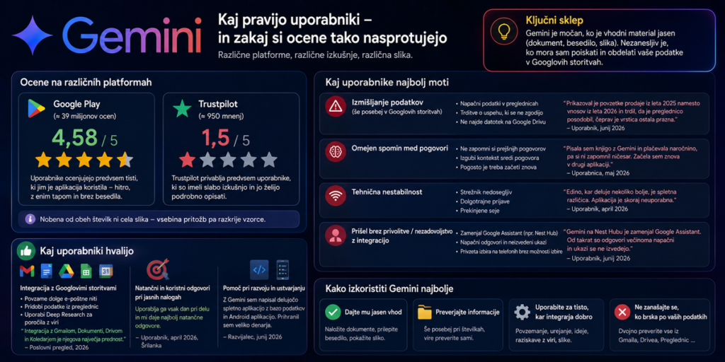 Kaj Pravijo Uporabniki – in Zakaj Si Ocene Tako Nasprotujejo
