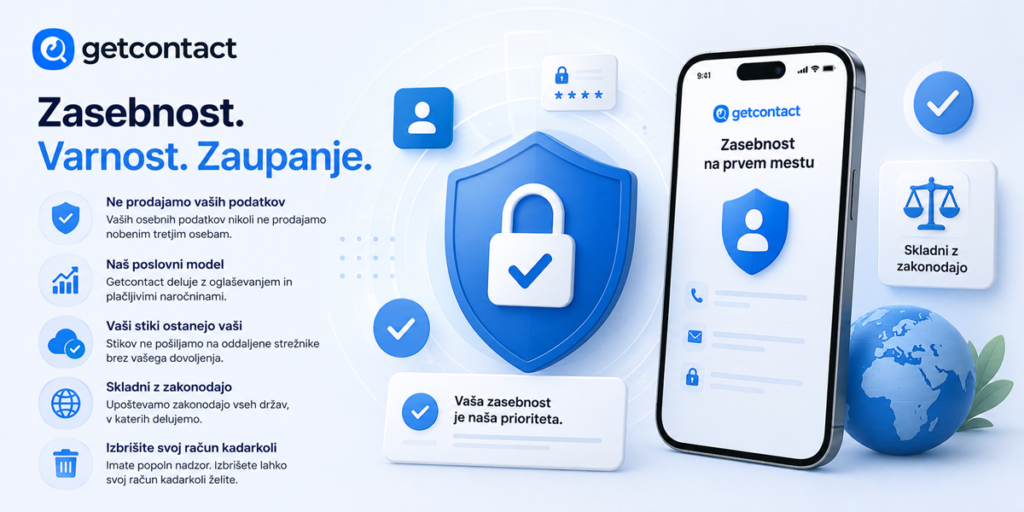 Kaj Sam Getcontact Pravi o Zasebnosti