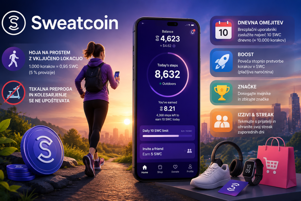 Kako Deluje Sweatcoin