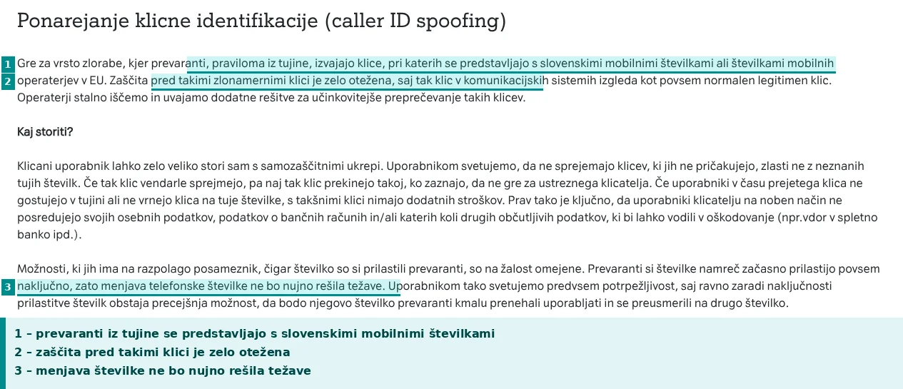 A1: prevaranti iz tujine se predstavljajo s slovenskimi mobilnimi številkami, zaščita je zelo otežena