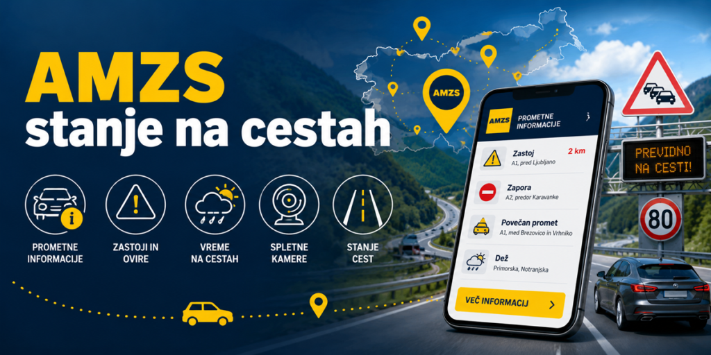 AMZS stanje na cestah