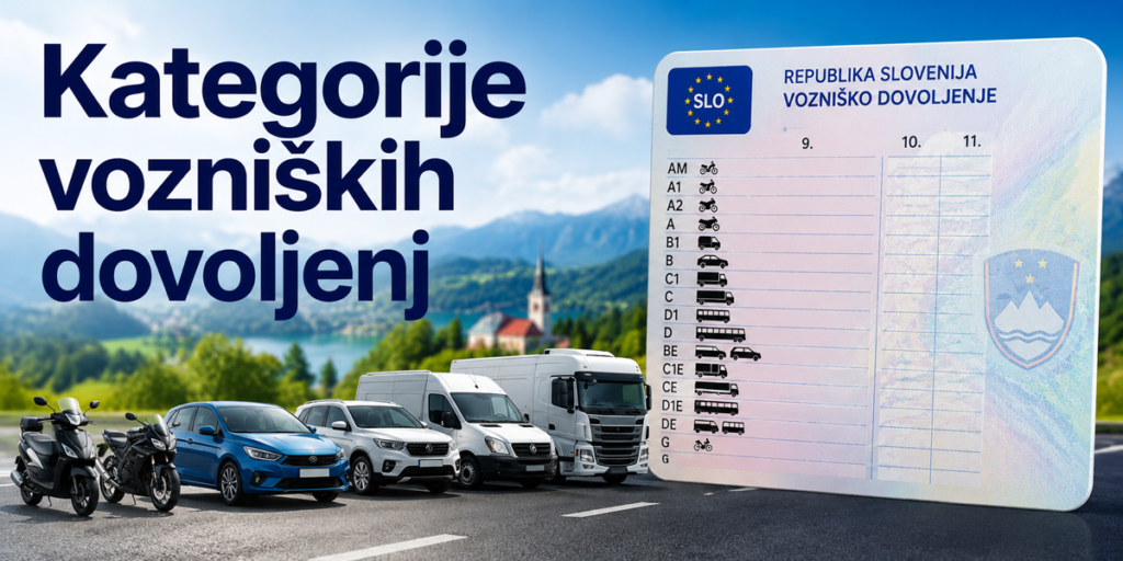 Kategorije vozniških dovoljenj: