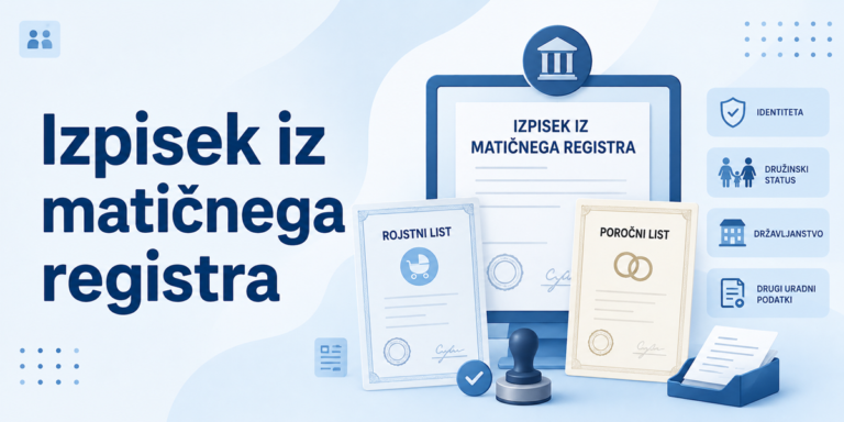 Izpisek iz matičnega registra