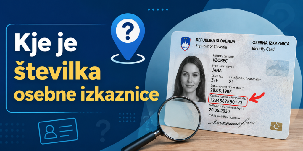 Kje je številka osebne izkaznice