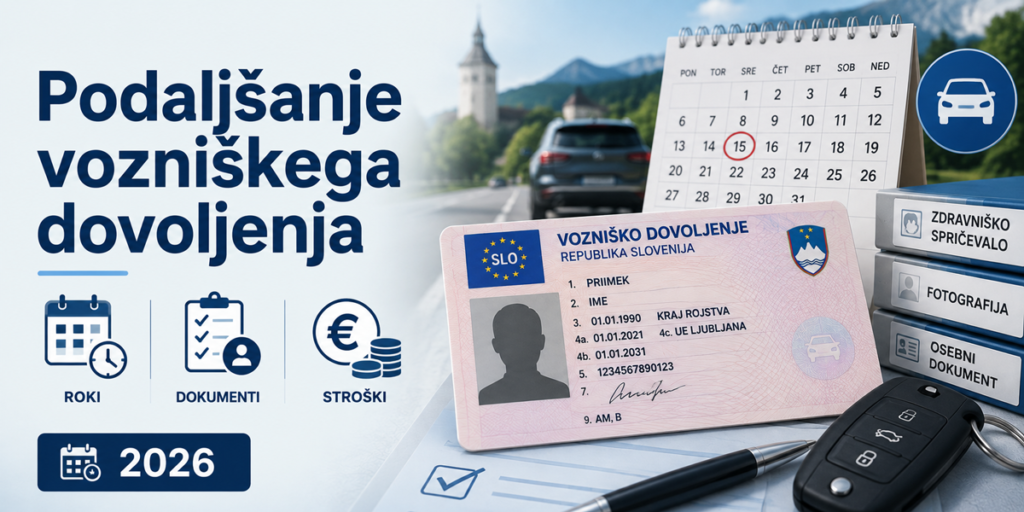 Podaljšanje vozniškega dovoljenja