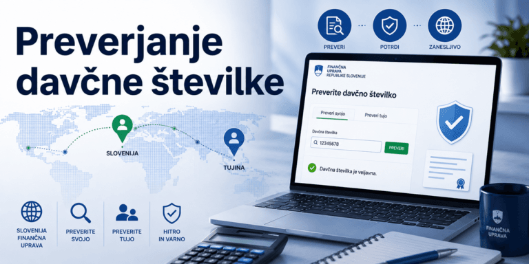 Preverjanje davčne številke