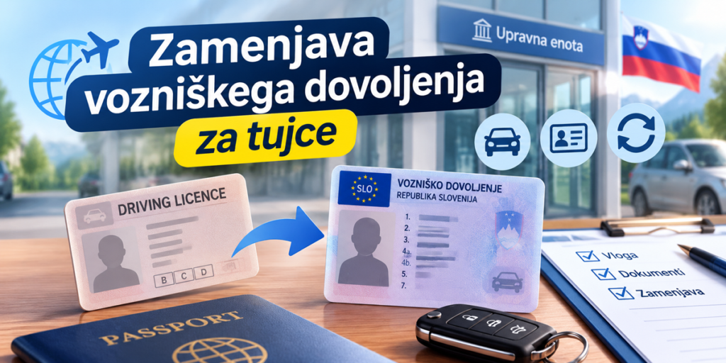 Zamenjava vozniškega dovoljenja za tujce