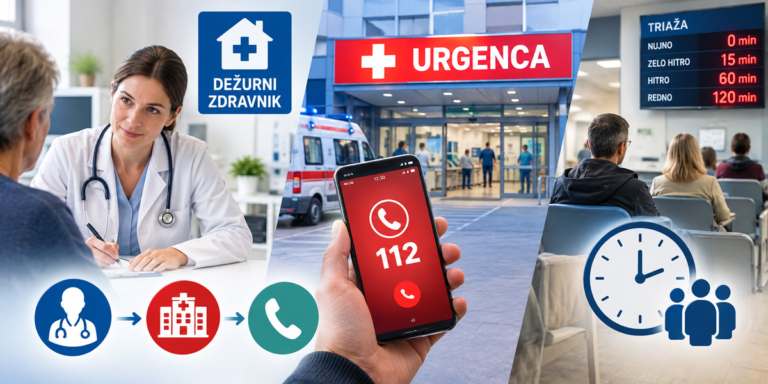 Dežurni zdravnik ali urgenca