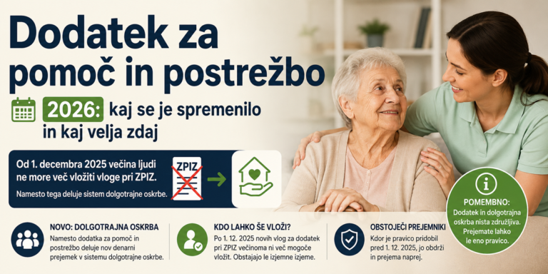 Dodatek za pomoč in postrežbo
