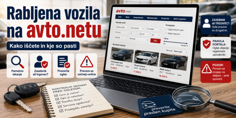Rabljena vozila na avto.netu