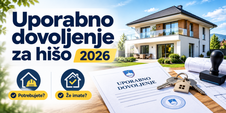 Uporabno dovoljenje za hišo